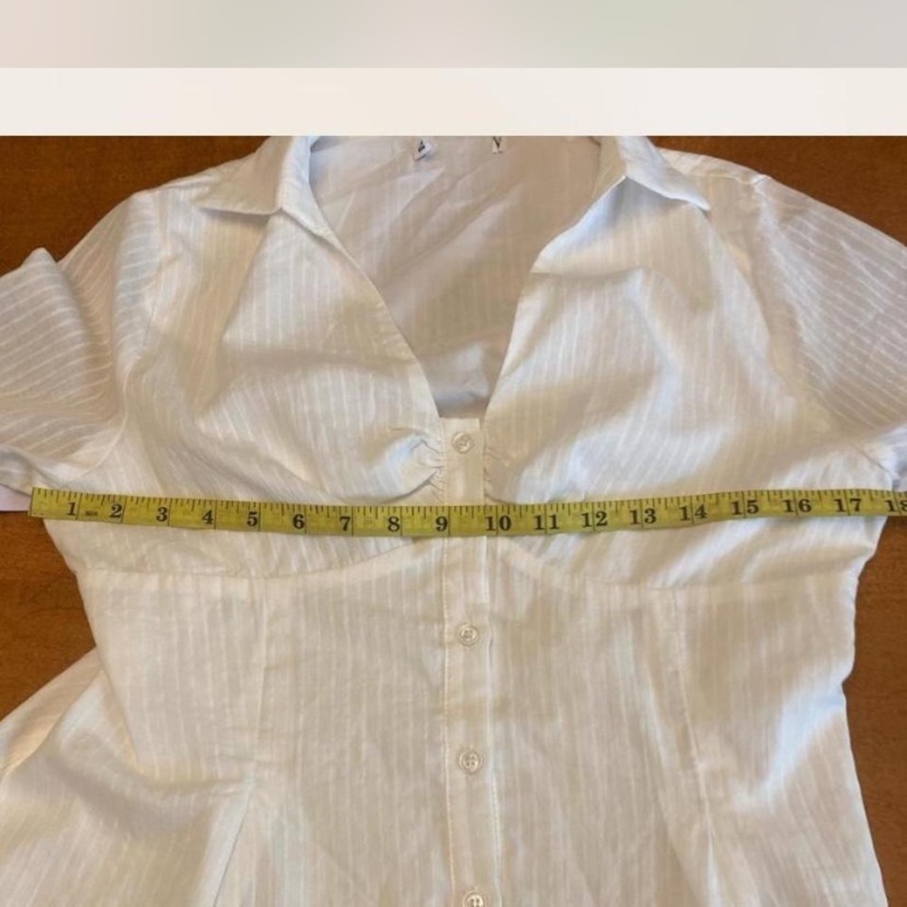 Princess Polly Elegant White Blouse - Picture 3 of 7